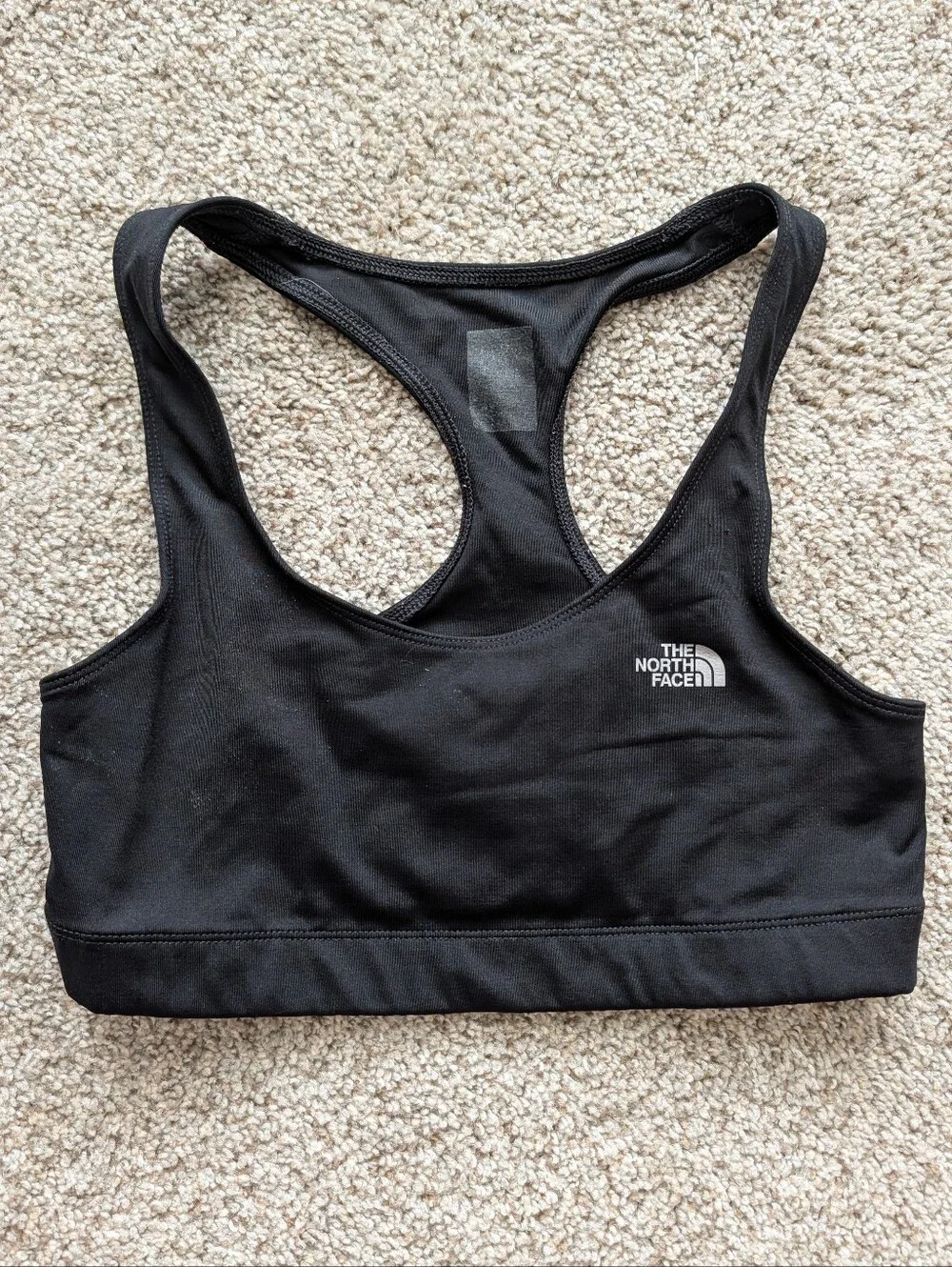 The North Face Womens Black Bounce B Gone Racerback Sports Bra Size Medium